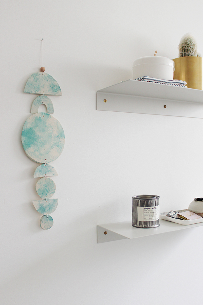 DIY clay wall hanging almost makes perfect