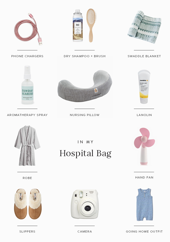 what do i need in my hospital bag