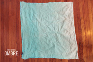 making this: diy ombre napkins