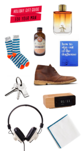 holiday gift guide : for your man