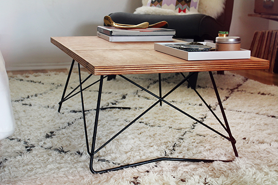 Diy Metal Base Coffee Table Almost Makes Perfect