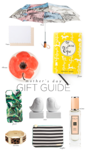 gift guide : mother’s day