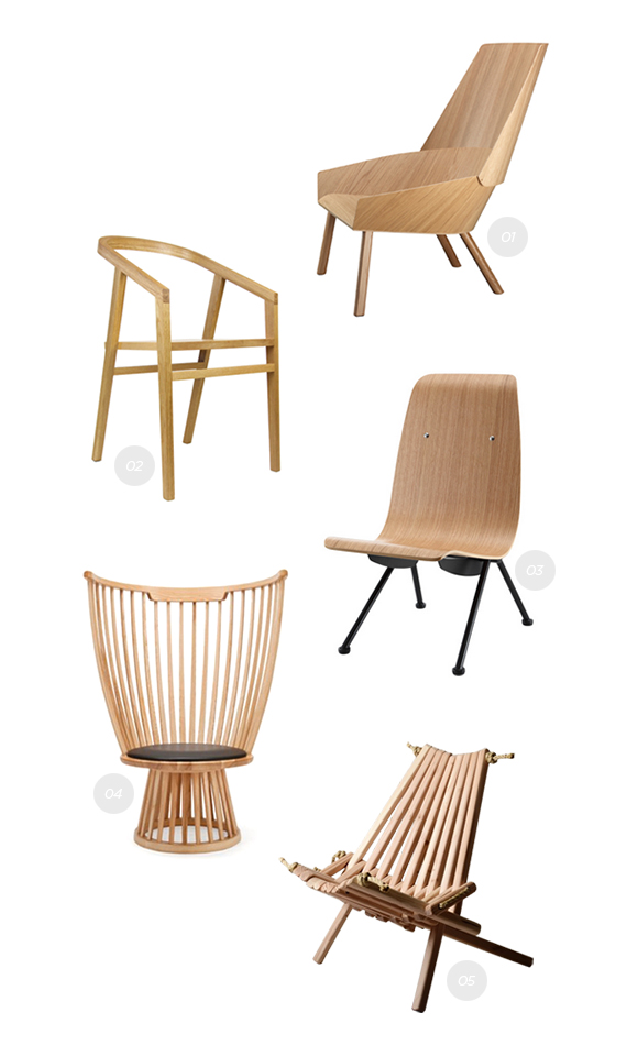 wood chair roundup | via almost makes perfect