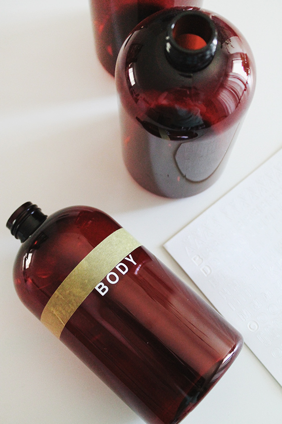 bath bottles diy