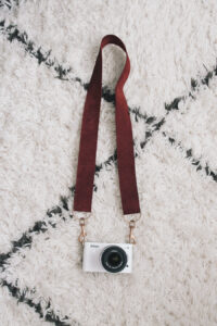 diy leather camera strap