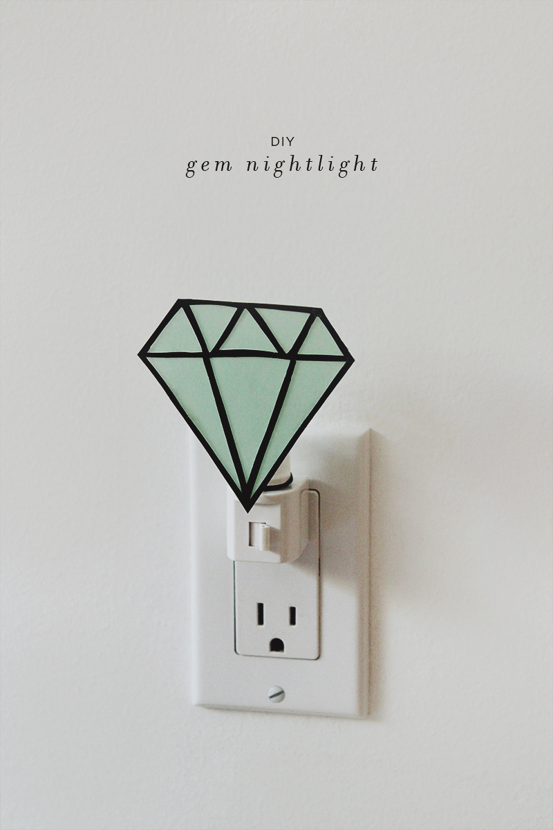 diy gem nightlight