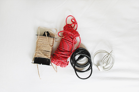 diy wrapped cords – almost makes perfect