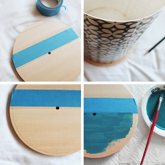 color-block-clock diy