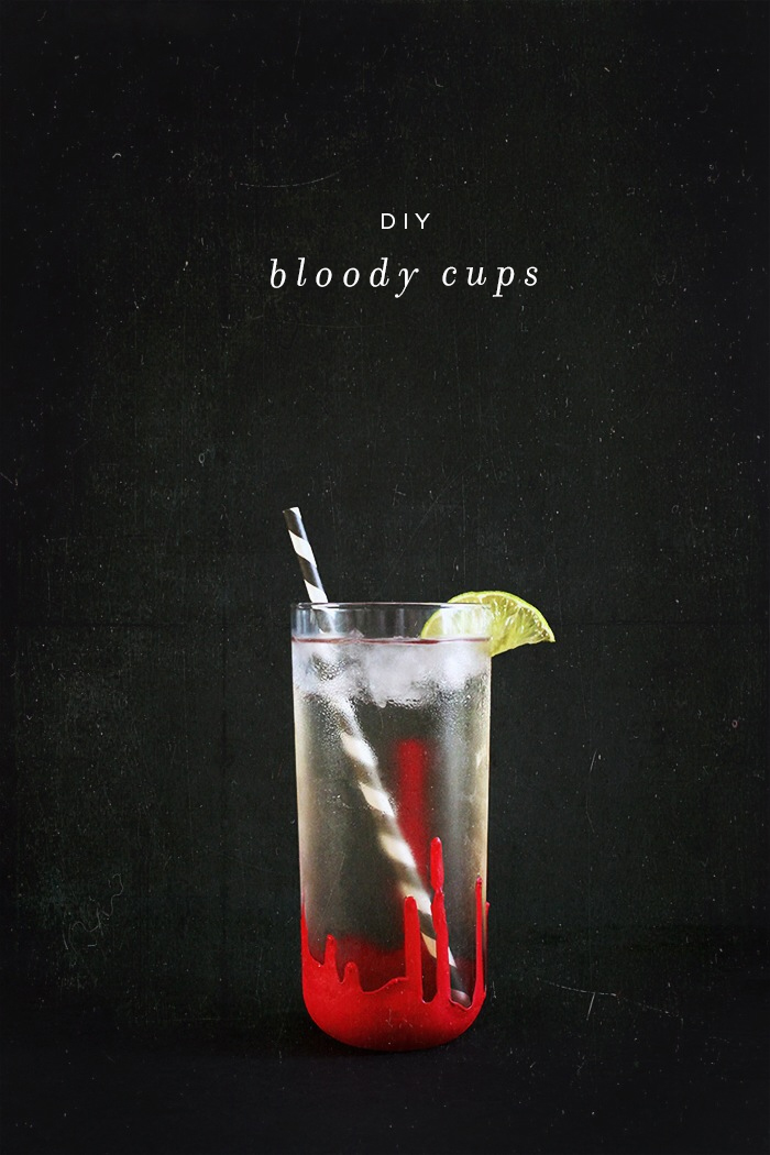 diy bloody cups - almost makes perfect