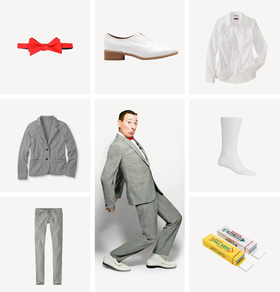 pee wee herman costume