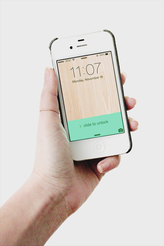 free neon + wood iphone wallpaper by almost makes perfect