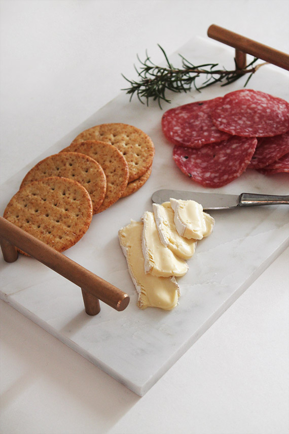 diy  marble tray