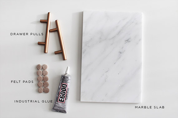 diy marble tray materials