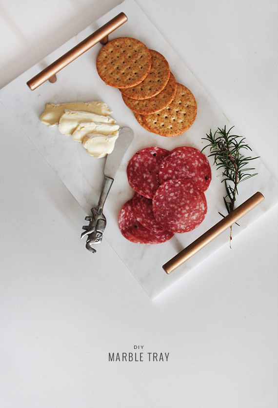 diy marble tray