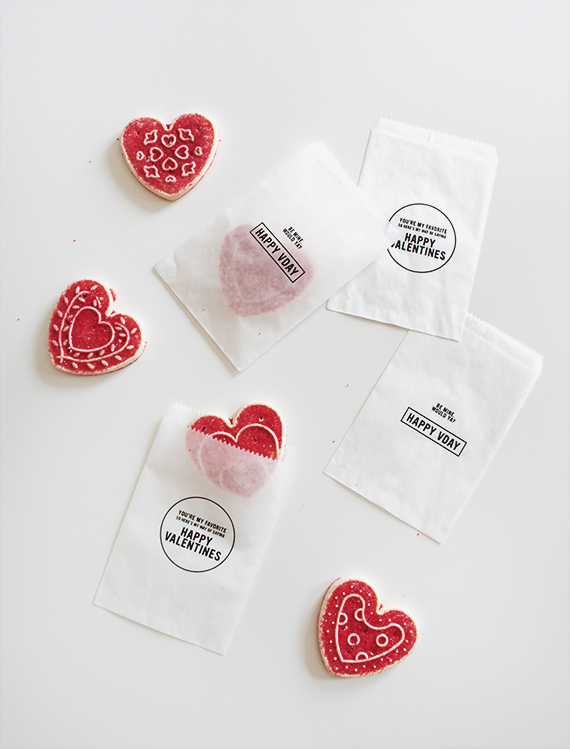 diy valentines treat bags / with free printables – almost makes perfect