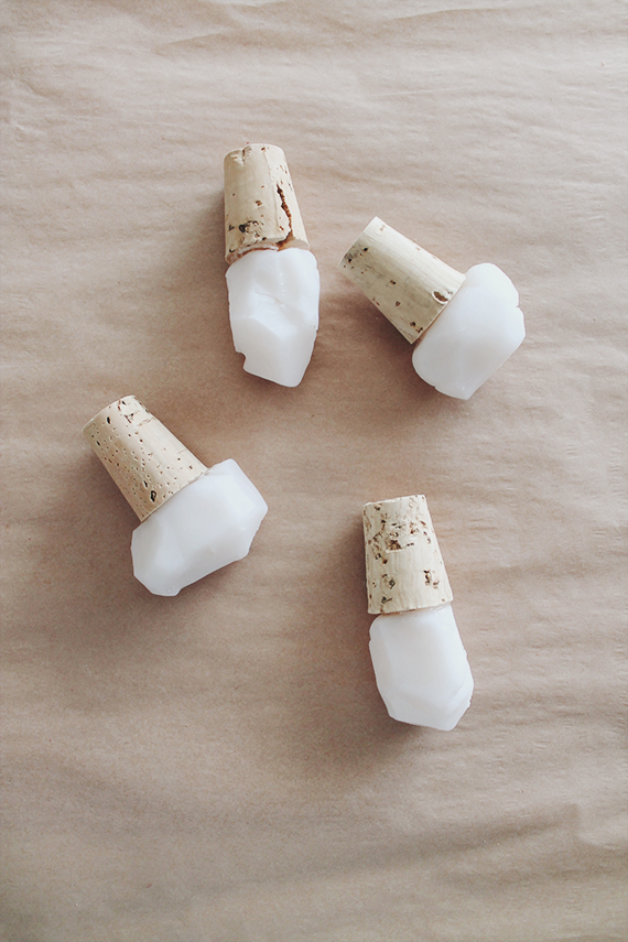 diy faux gem wine stoppers almost makes perfect