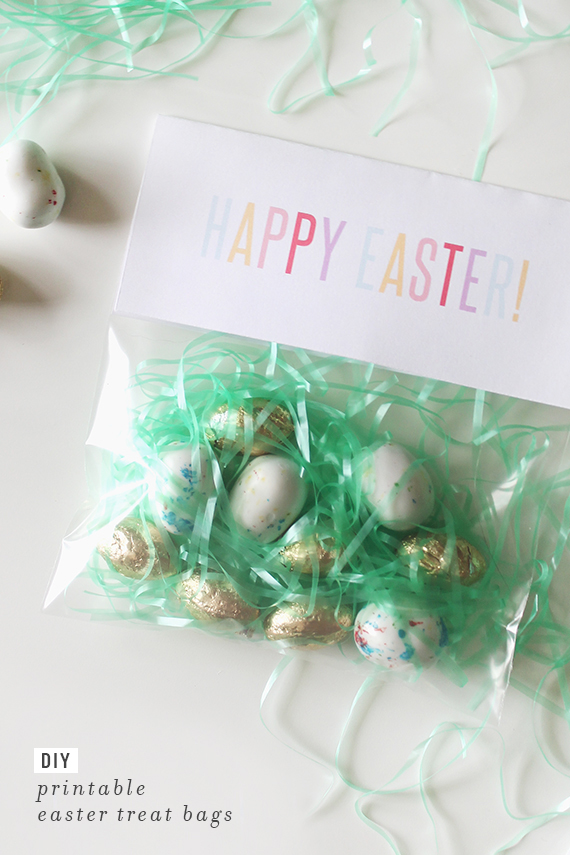 diy printable easter treat bags | almost makes perfect