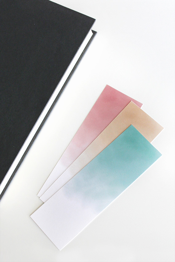 free printable watercolor bookmarks | almost makes perfect