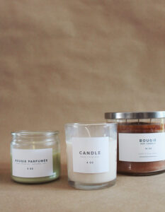 diy drugstore candle makeover (with printable labels)