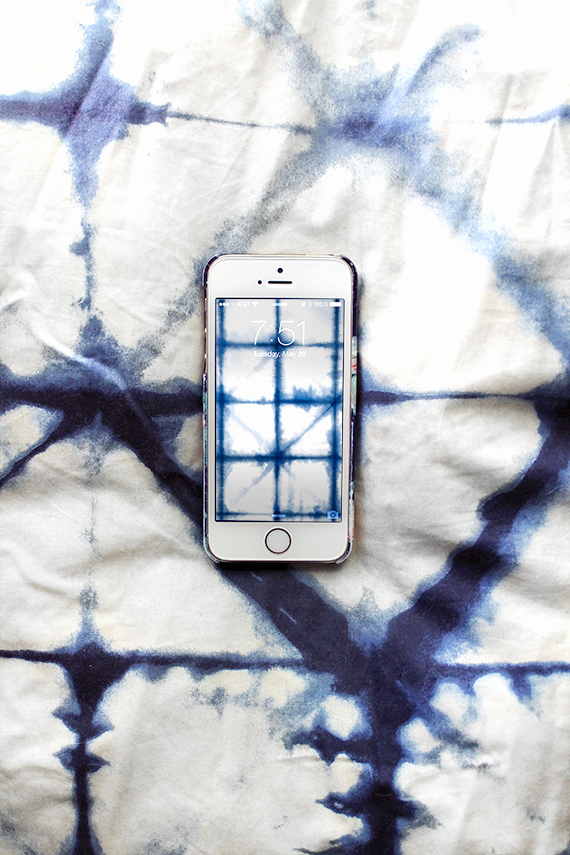 shibori iphone wallpaper | almost makes perfect