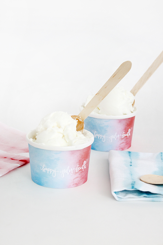 printable july 4th ice cream cups | almost makes perfect