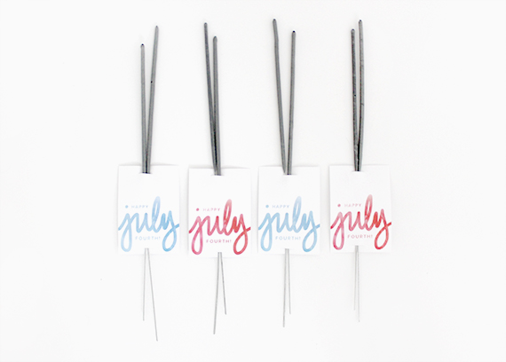 july 4th printable sparklers packet labels | almost makes perfect