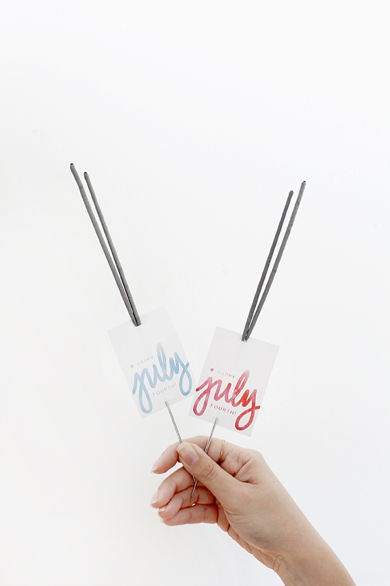 printable july 4th sparklers packet labels |  almost makes perfect