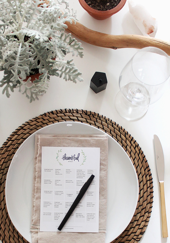 printable thanksgiving bingo | almost makes perfect