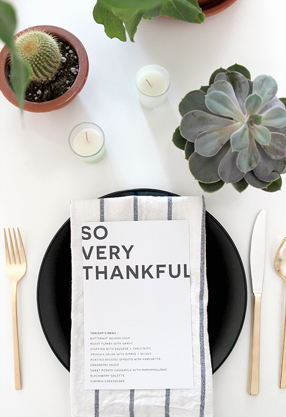 printable thanksgiving menu | almost makes perfect