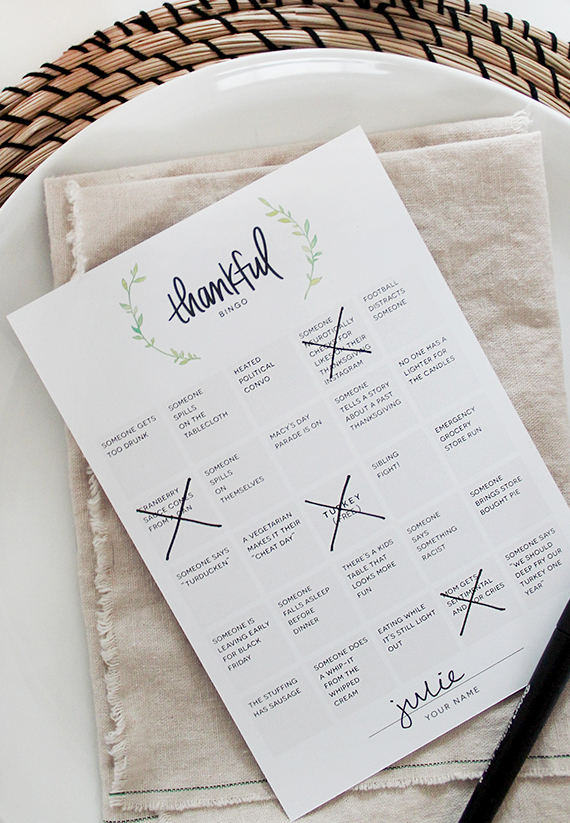 printable thankful bingo – almost makes perfect