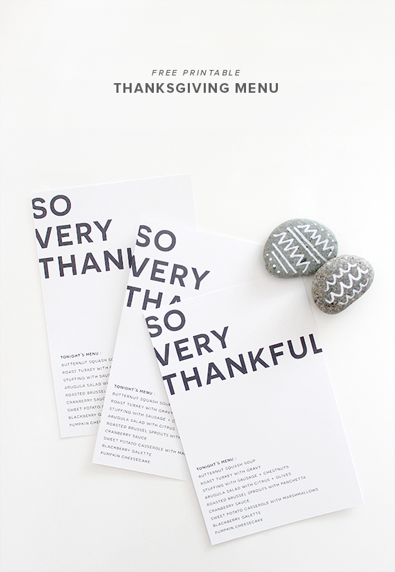 thanksgiving menu printable | almost makes perfect