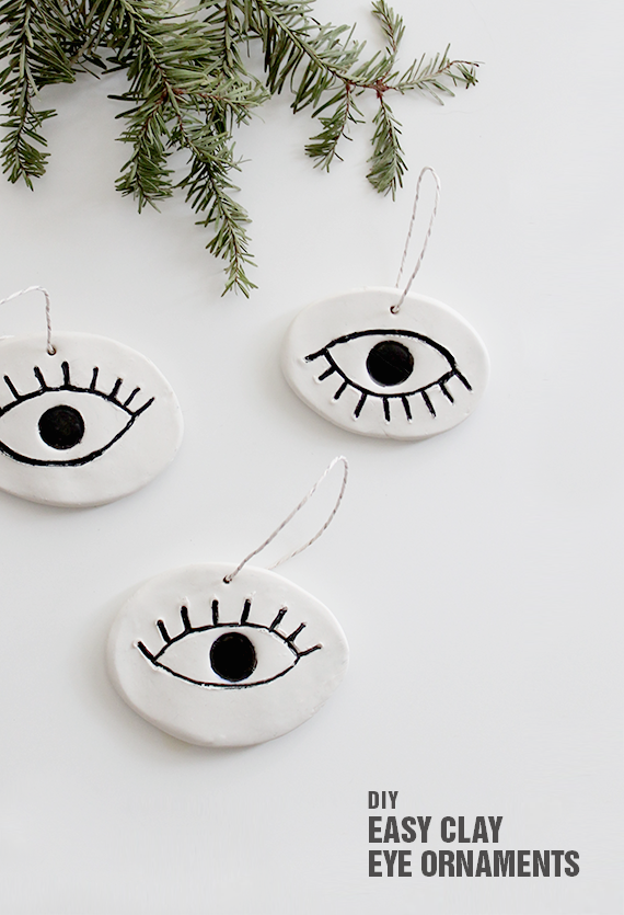 diy easy eye ornaments | almost makes perfect