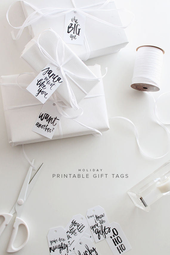 holiday printable gift tags | almost makes perfect