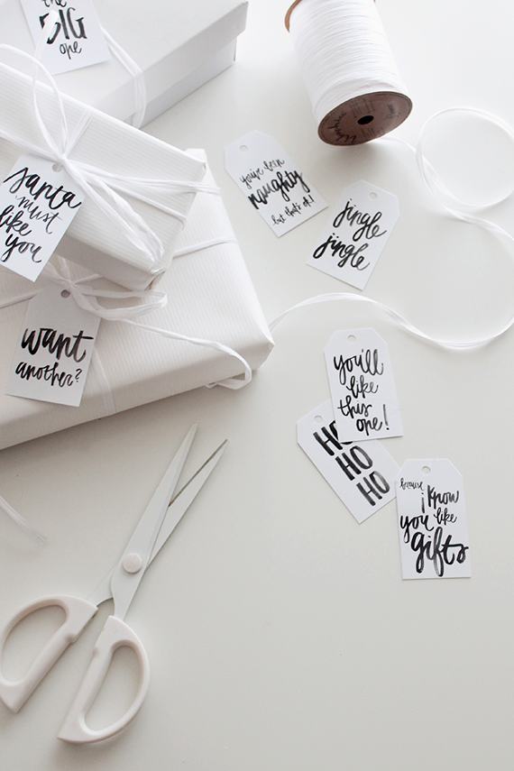 holiday printable gift tags | almost makes perfect