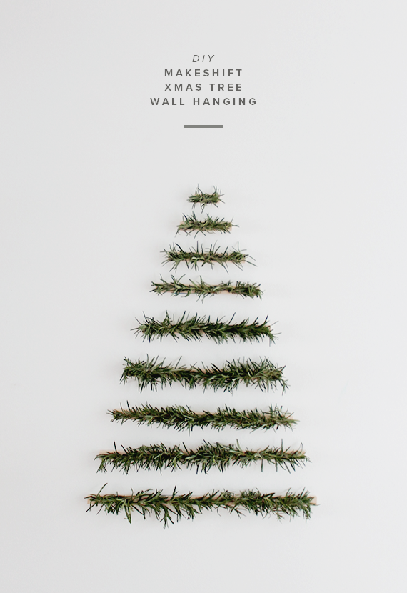 wall mounted christmas tree