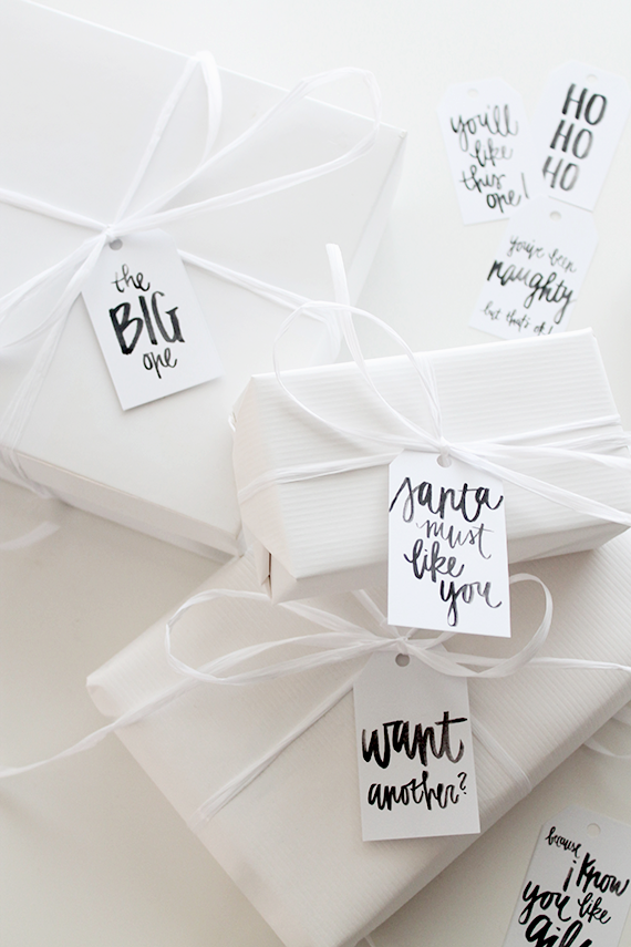 printable holiday gift tags  | almost makes perfect