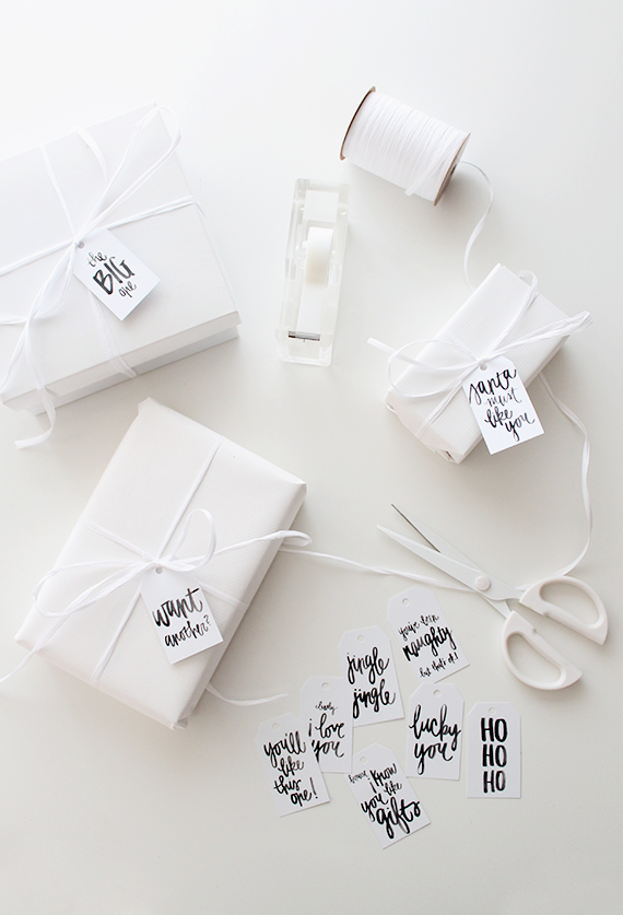 printable holiday gift tags | almost makes perfect