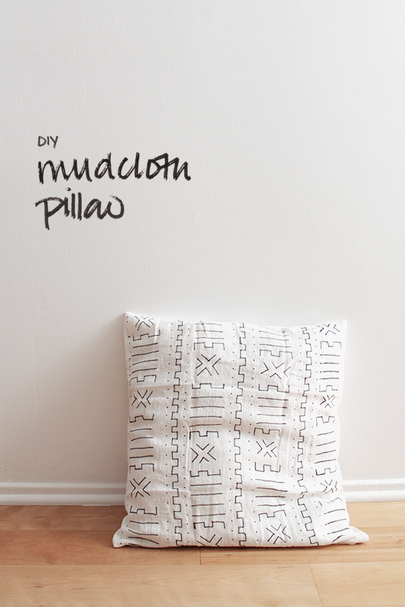 diy mudcloth pillow | almost makes perfect