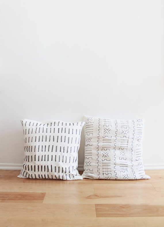 diy mudcloth pillows | almost makes perfect