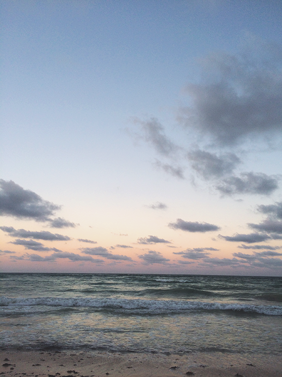 tulum sunset