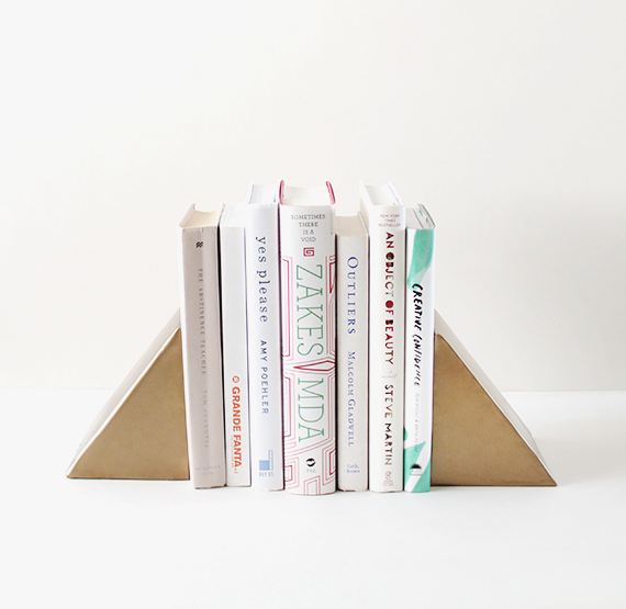 diy simple bookends