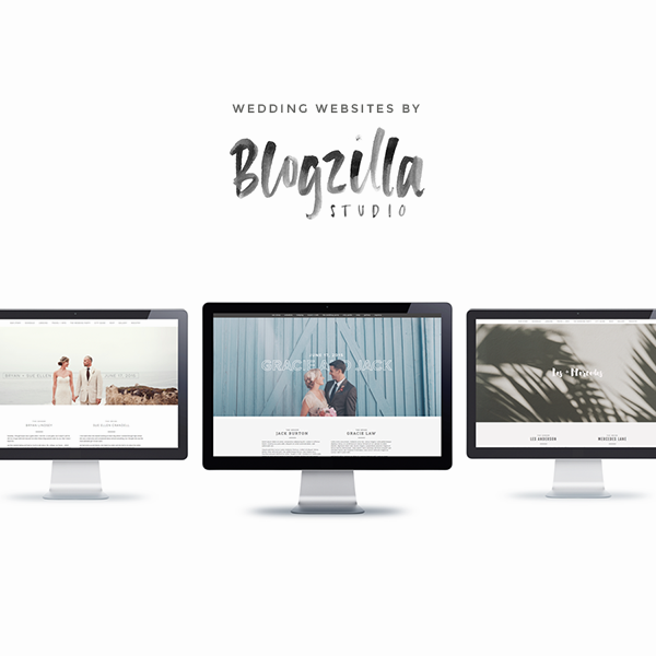 wedding sites by blogzilla studio