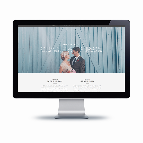 wedding websites | blogzilla studio