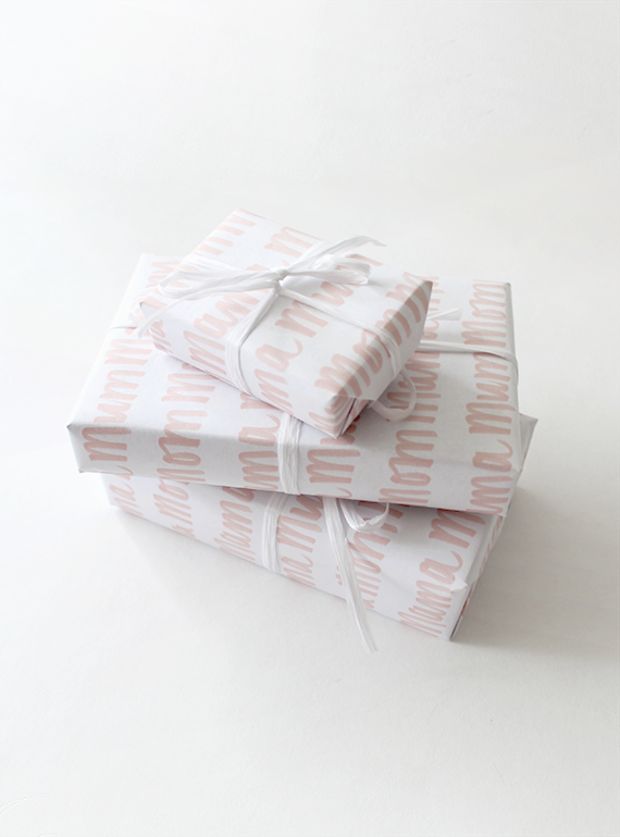 printable mothers day gift wrap | almost makes perfect