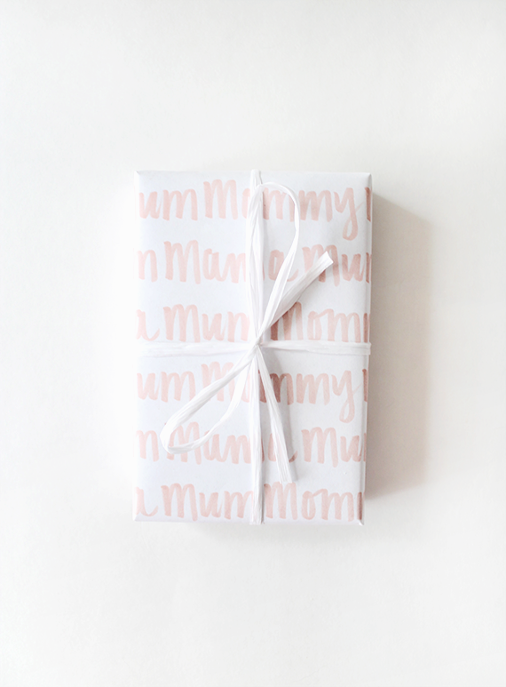 printable mothers day gift wrap | almost makes perfect