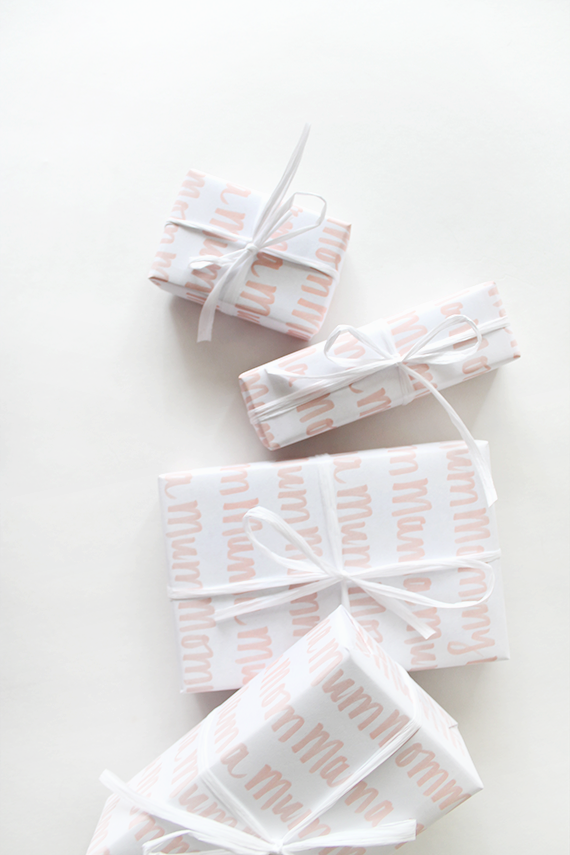 printable mothers day gift wrap | almost makes perfect