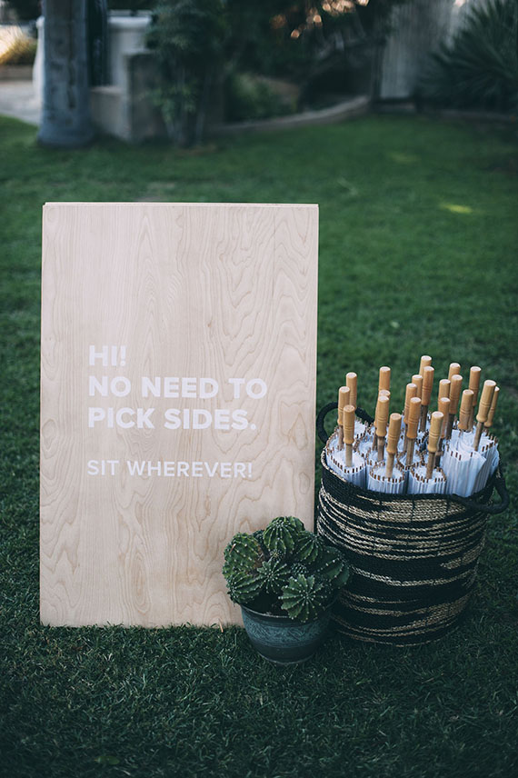 wedding sign