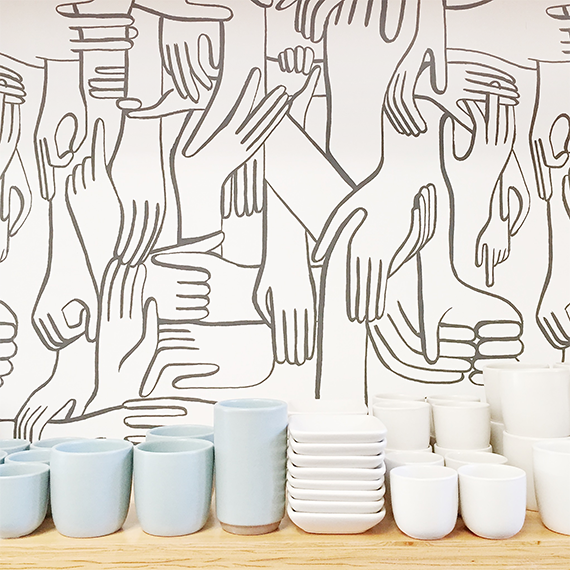 heath ceramics wallpaper | almost makes perfect