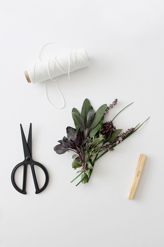 diy fresh herb bouquets | almost makes perfect