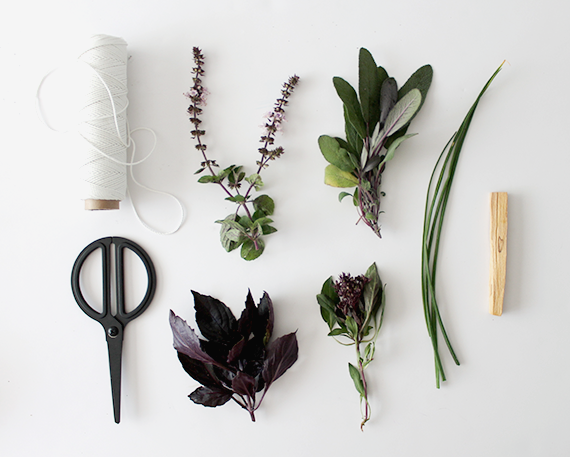 diy fresh herb bouquets  | almost makes perfect